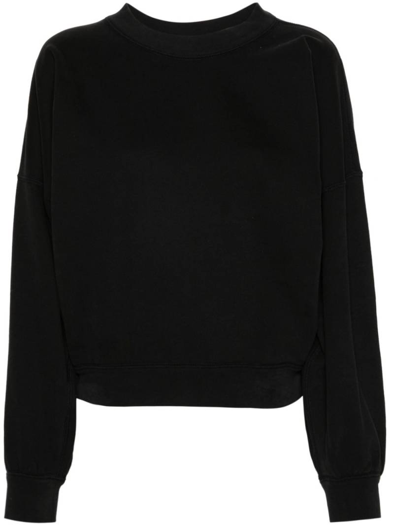 MARANT ÉTOILE Sheila organic-cotton sweatshirt - Black von MARANT ÉTOILE