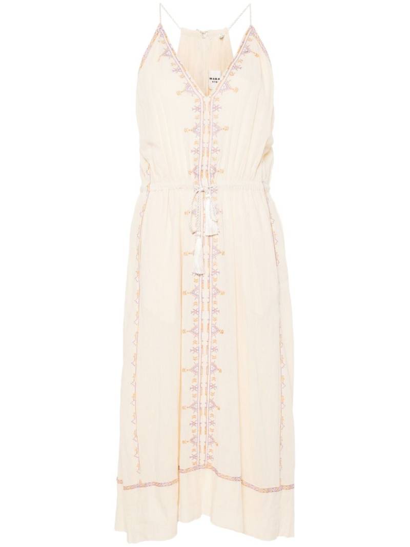 MARANT ÉTOILE Sianna organic cotton midi dress - Neutrals von MARANT ÉTOILE