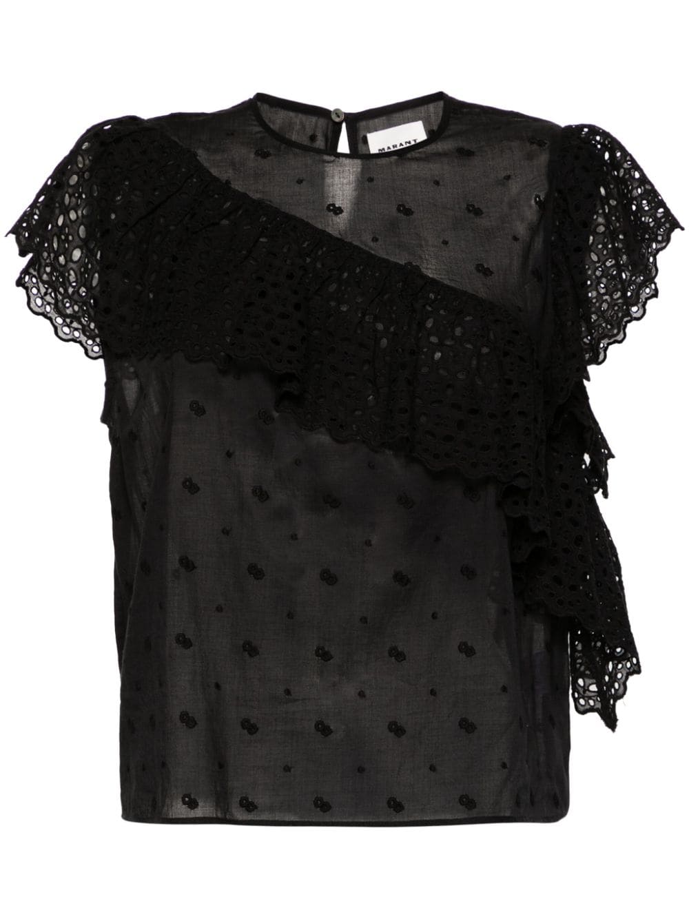 MARANT ÉTOILE Sorani broderie-anglaise blouse - Black von MARANT ÉTOILE