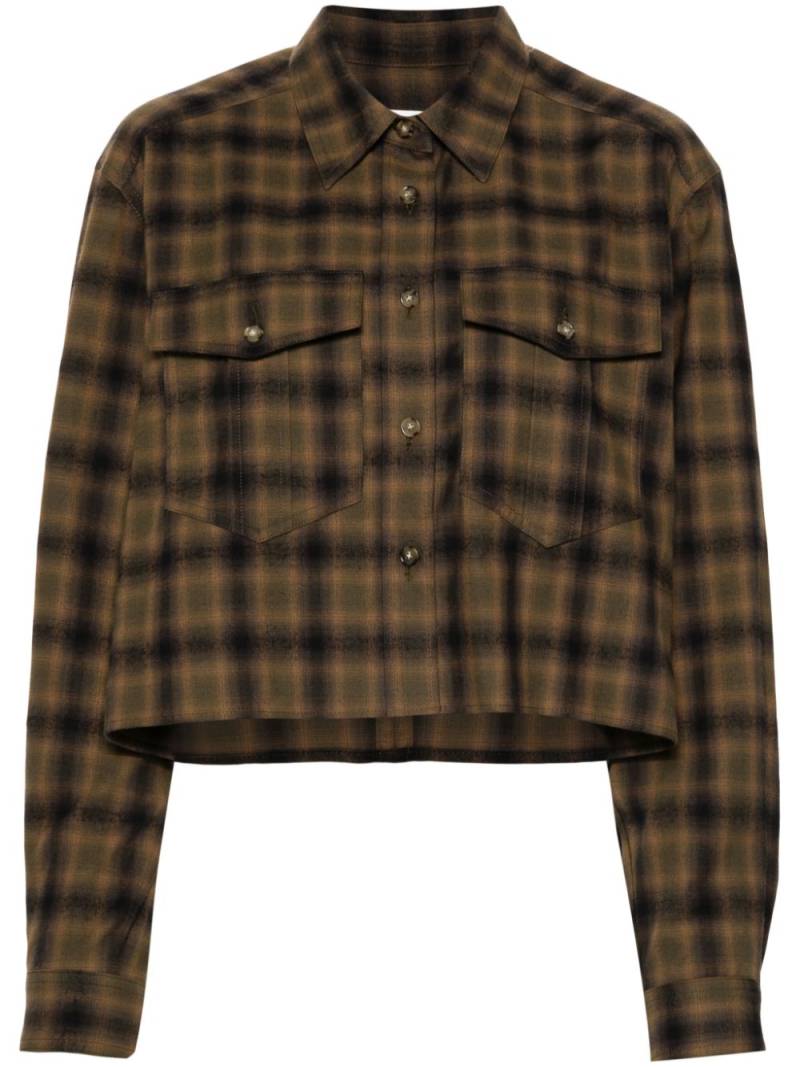 MARANT ÉTOILE Telina checked shirt - Green von MARANT ÉTOILE