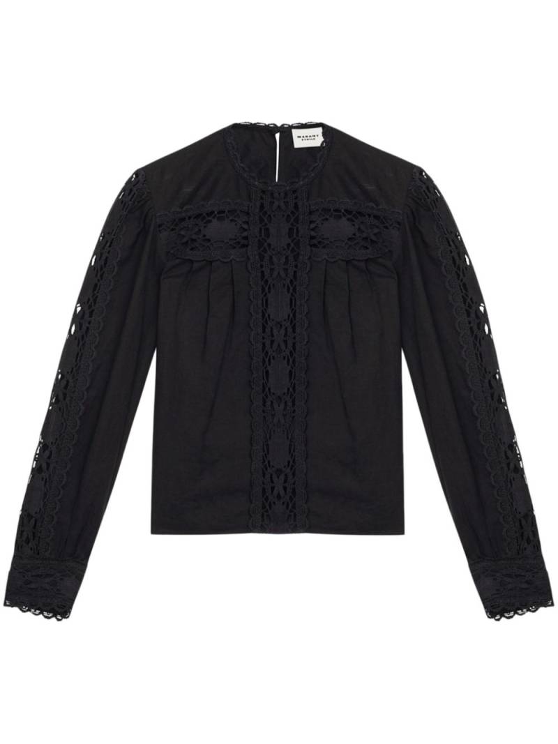 MARANT ÉTOILE Valmira top - Black von MARANT ÉTOILE