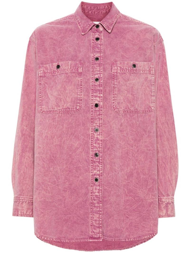 MARANT ÉTOILE Verane cotton shirt - Pink von MARANT ÉTOILE