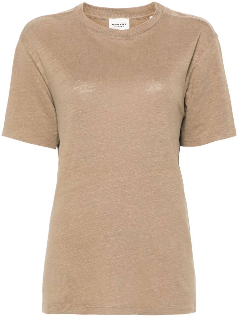 MARANT ÉTOILE Zewel T-shirt - Brown von MARANT ÉTOILE