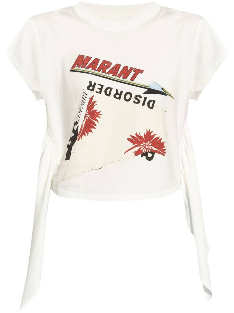 MARANT ÉTOILE Zodya T-shirt - White von MARANT ÉTOILE