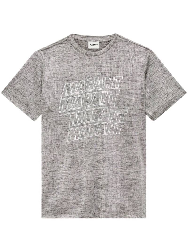 MARANT ÉTOILE Zoeline T-shirt - Grey von MARANT ÉTOILE