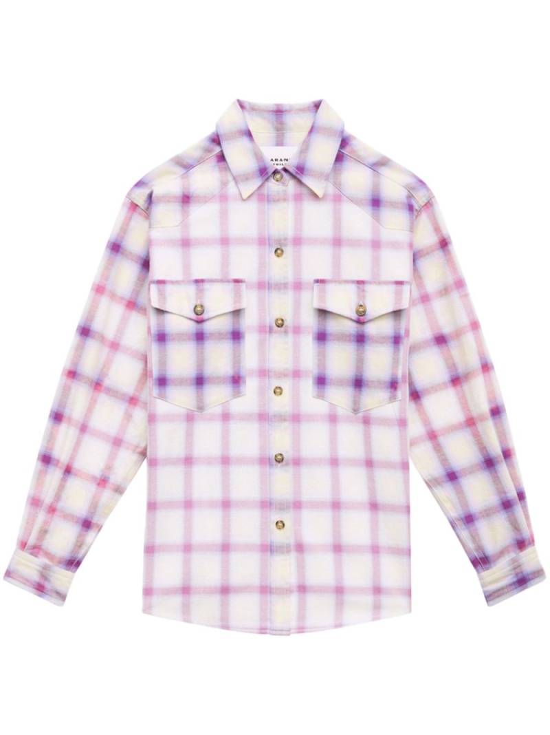 MARANT ÉTOILE check-print shirt - Pink von MARANT ÉTOILE