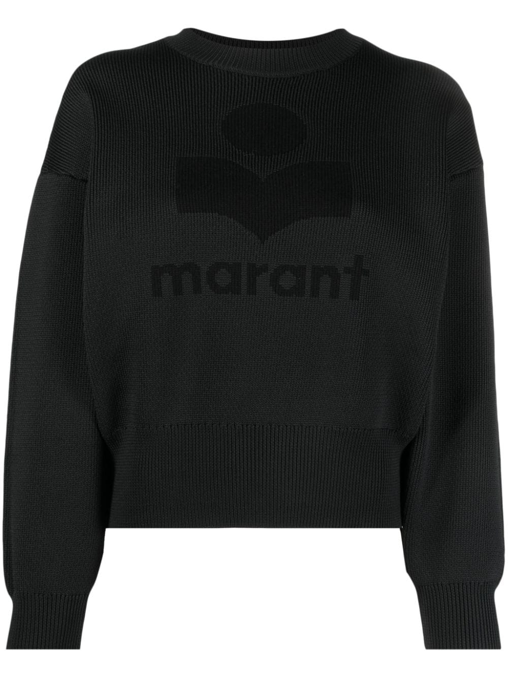 MARANT ÉTOILE crew-neck ribbed jumper - Black von MARANT ÉTOILE