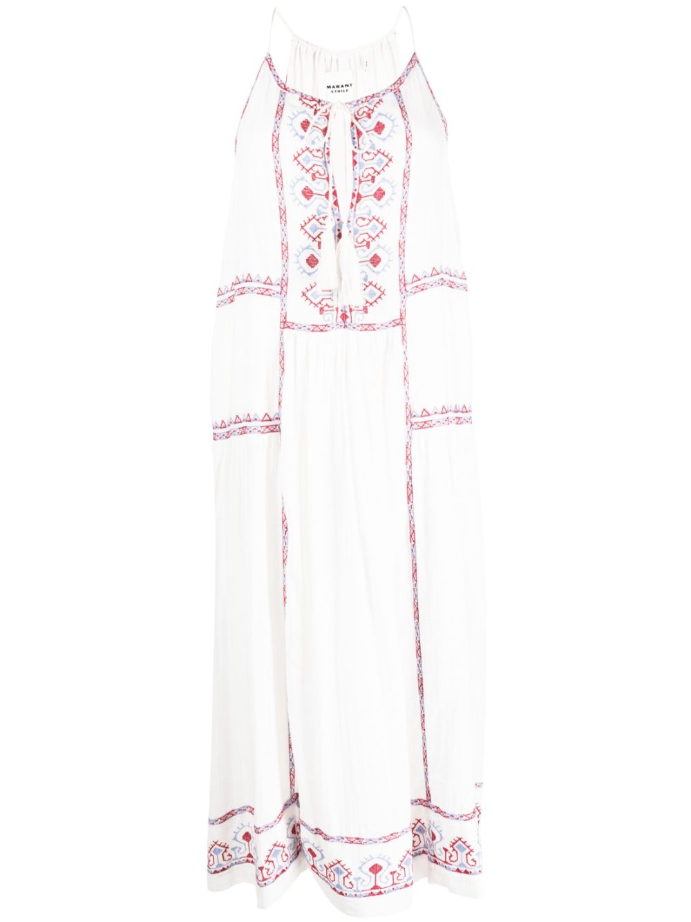 MARANT ÉTOILE embroidered cotton dress - White von MARANT ÉTOILE