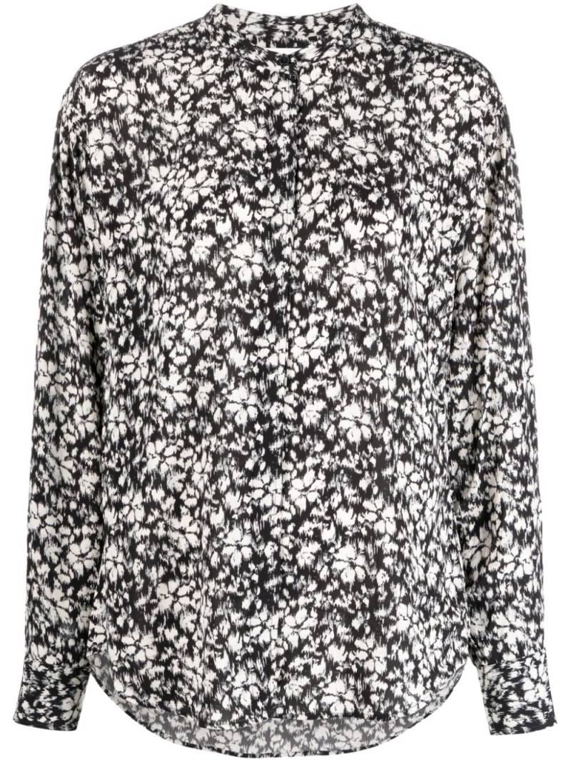 MARANT ÉTOILE floral-print round-neck shirt - Black von MARANT ÉTOILE