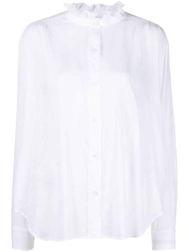 MARANT ÉTOILE Gamble frilled shirt - White von MARANT ÉTOILE