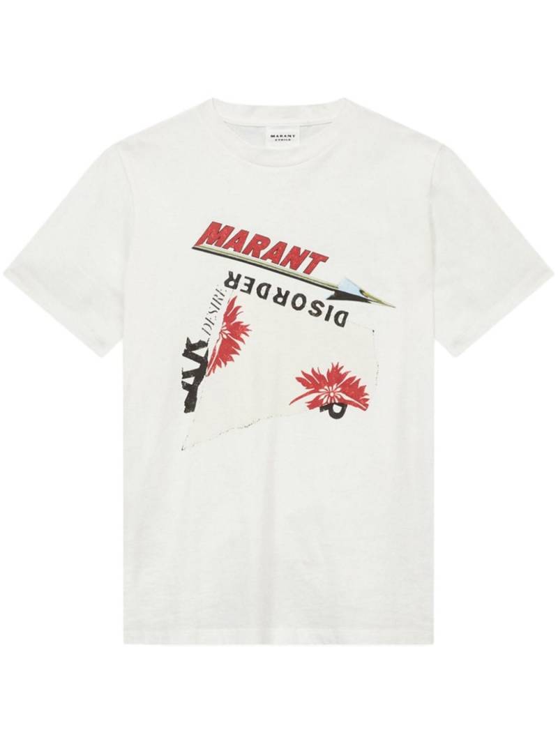 MARANT ÉTOILE graphic-print t-shirt - White von MARANT ÉTOILE