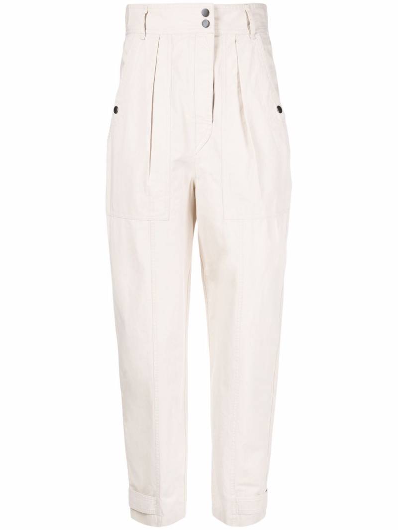 MARANT ÉTOILE high-waisted trousers - Neutrals von MARANT ÉTOILE