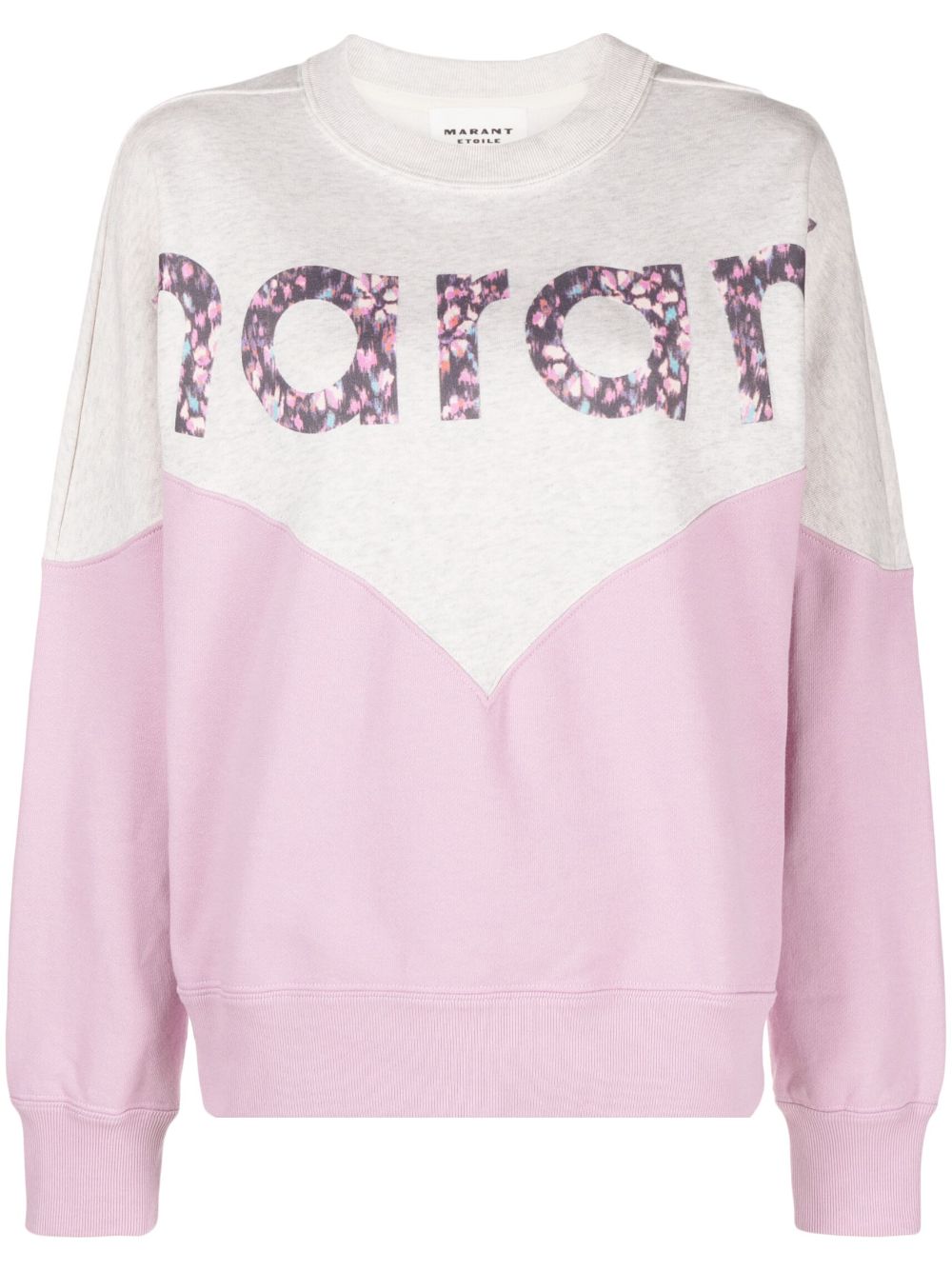 MARANT ÉTOILE Houston logo-print sweatshirt - Pink von MARANT ÉTOILE