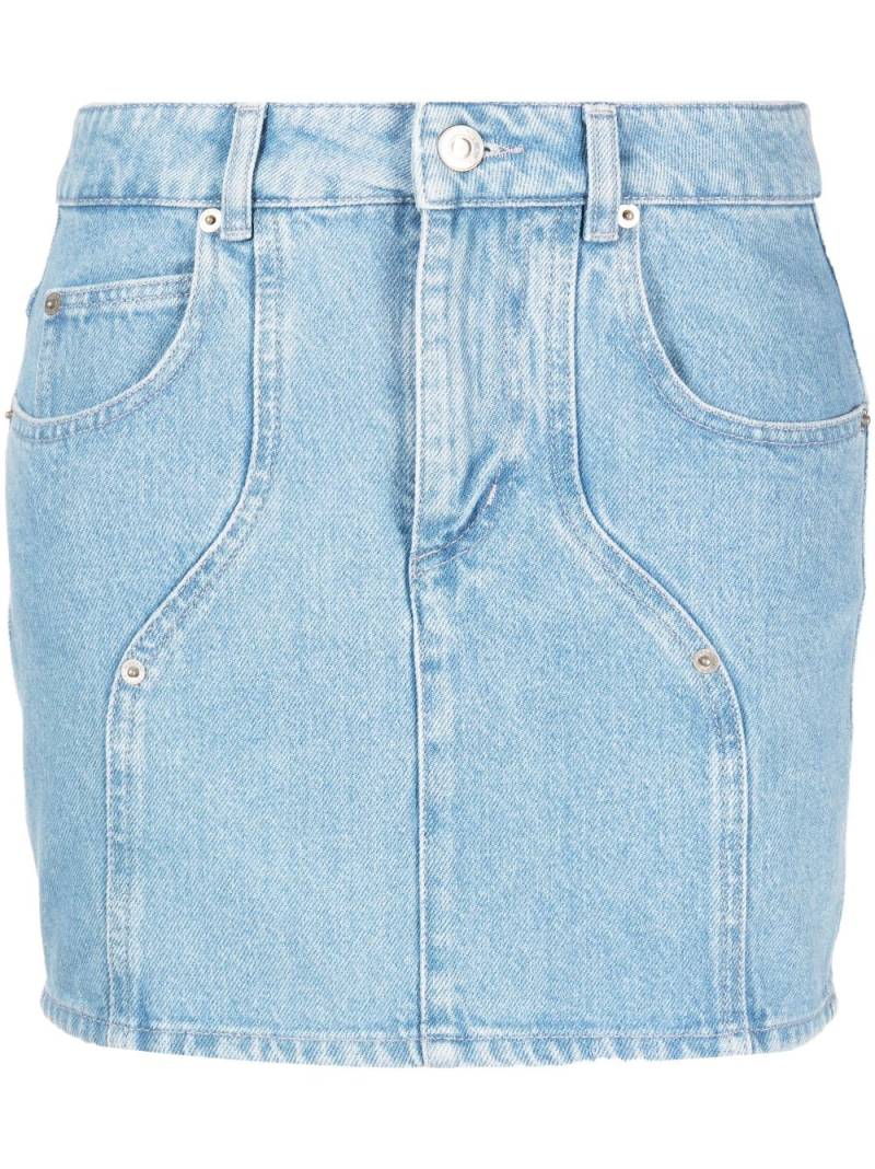 MARANT ÉTOILE mid-rise denim miniskirt - Blue von MARANT ÉTOILE