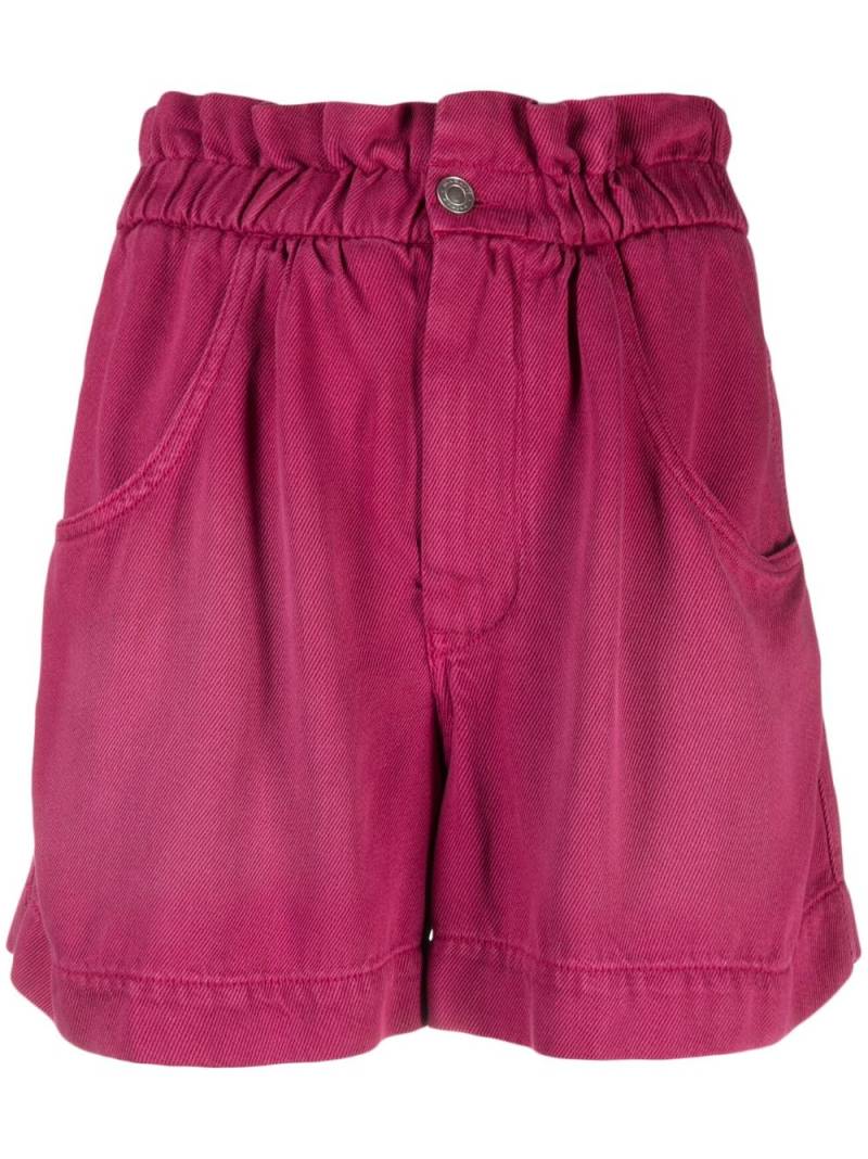 MARANT ÉTOILE paperbag-waist short shorts - Pink von MARANT ÉTOILE