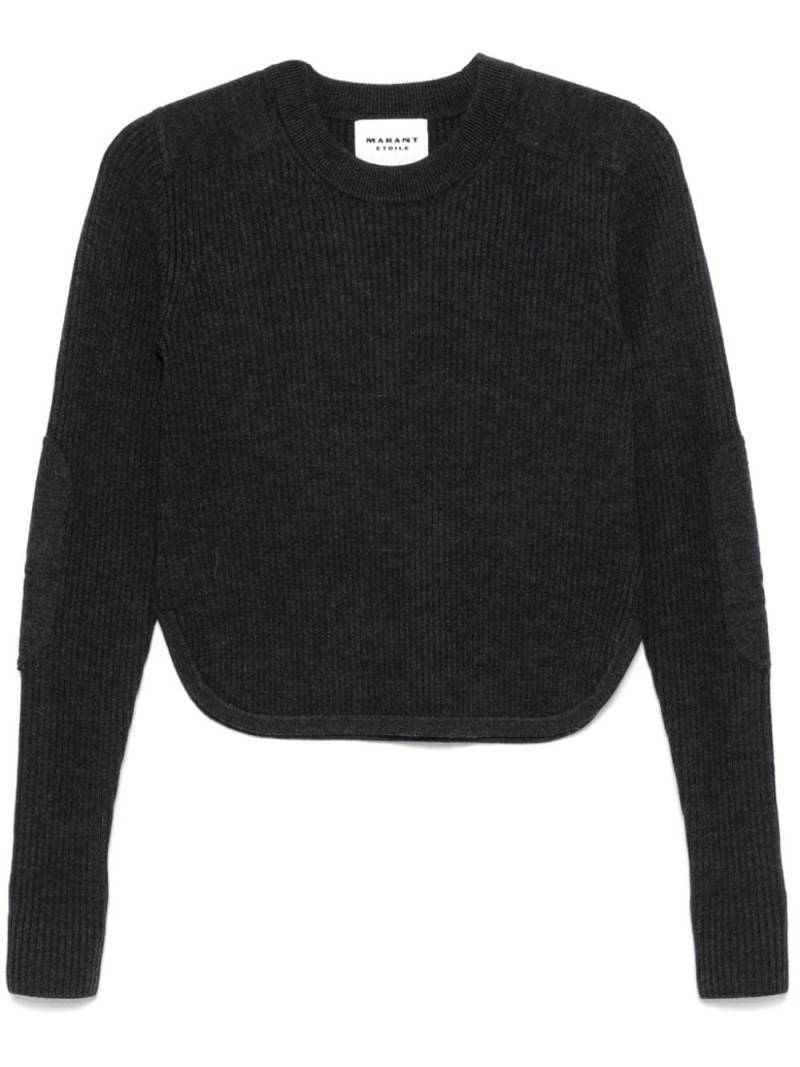 MARANT ÉTOILE patch sweater - Grey von MARANT ÉTOILE