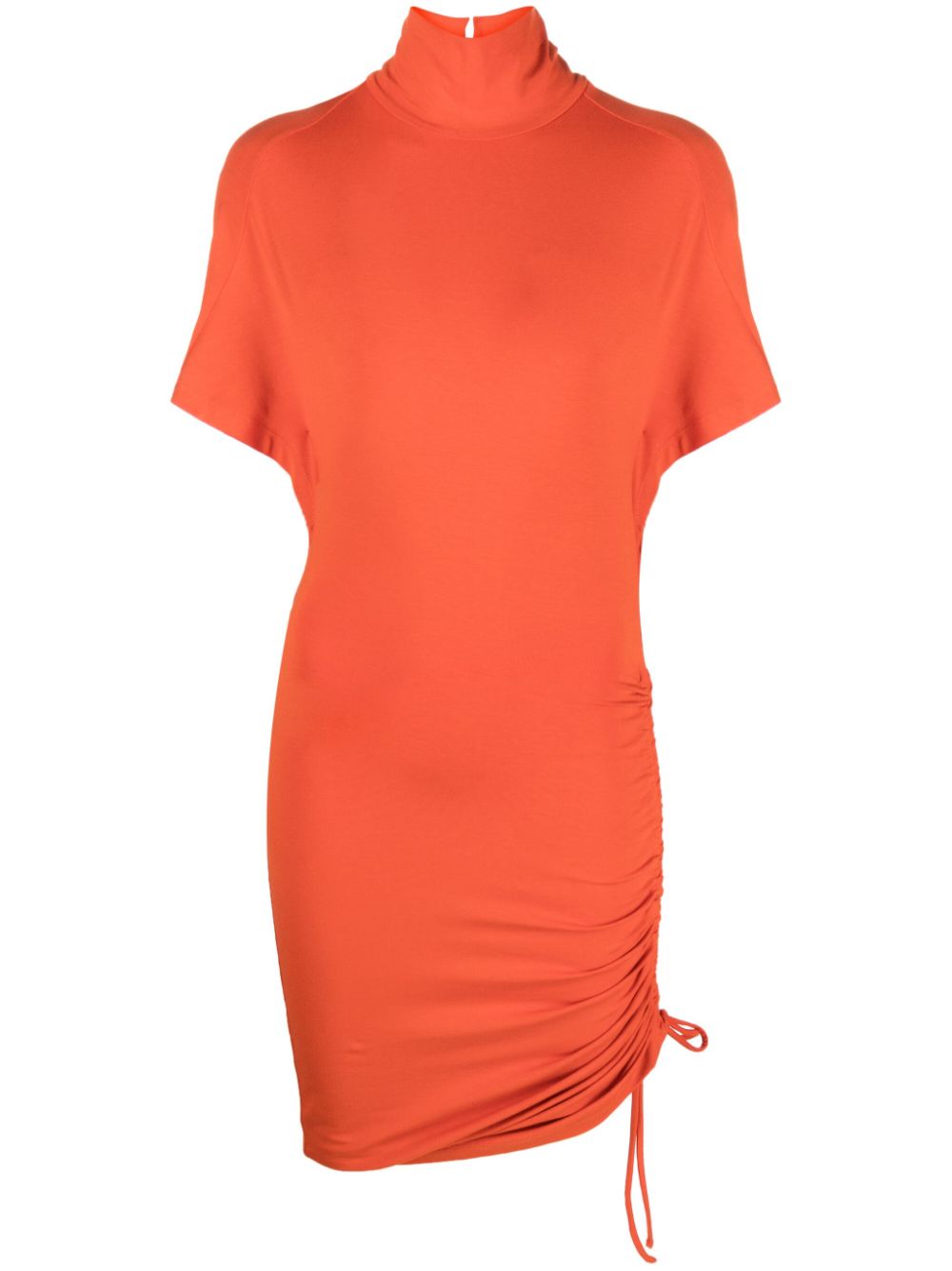 MARANT ÉTOILE side drawstring-slit ruched minidress - Orange von MARANT ÉTOILE