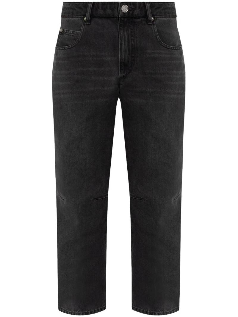 MARANT ÉTOILE straight-leg jeans - Black von MARANT ÉTOILE