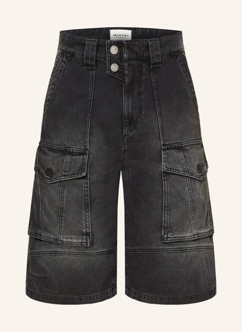 Marant Étoile Cargo-Jeansshorts Hortens schwarz von MARANT ÉTOILE