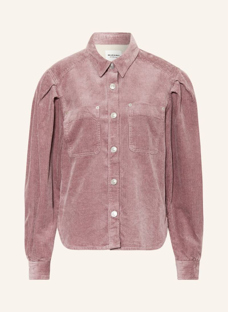 Marant Étoile Cord-Overshirt Renata lila von MARANT ÉTOILE