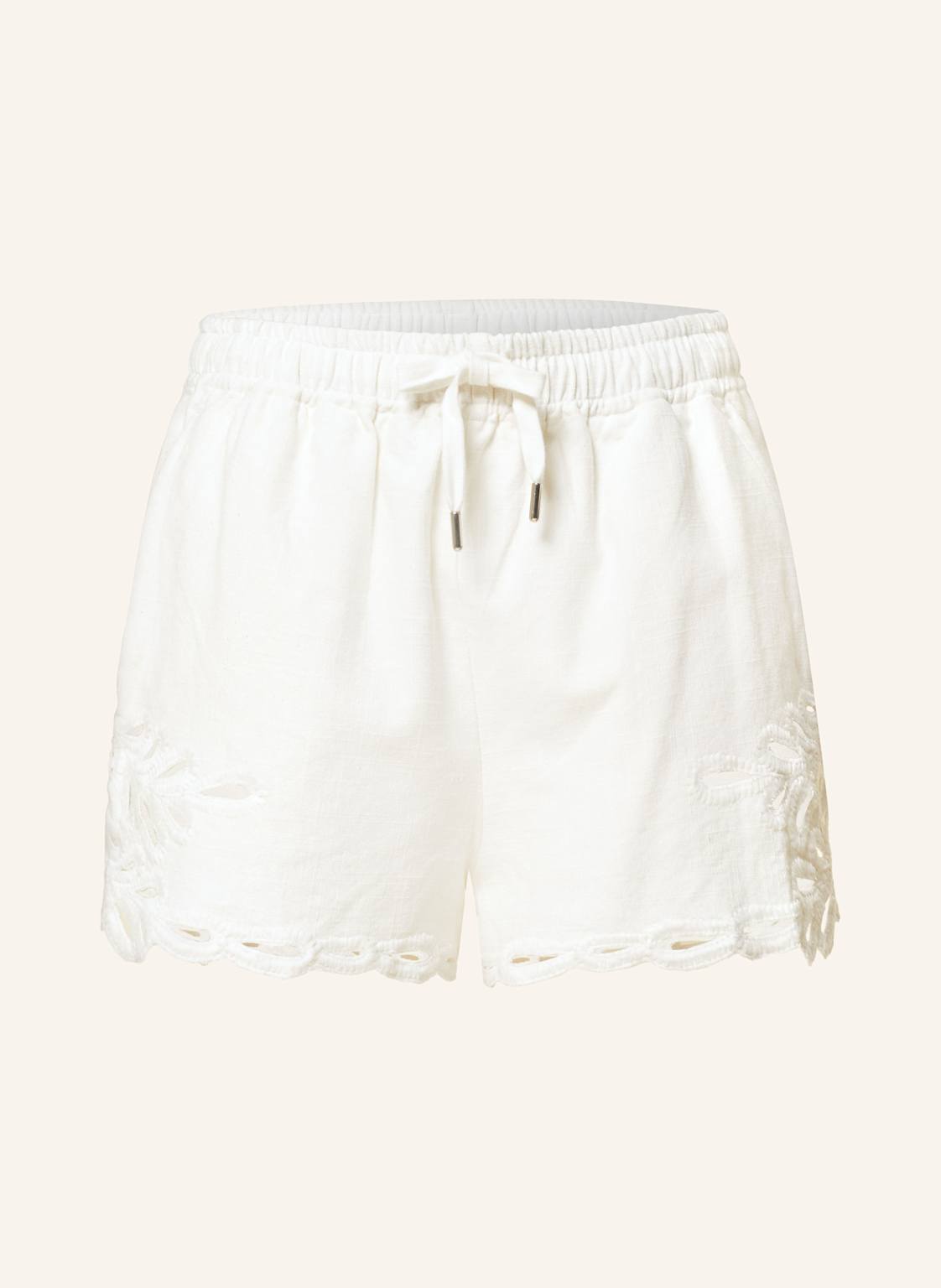 Marant Étoile Shorts Safa Mit Lochspitze weiss von MARANT ÉTOILE