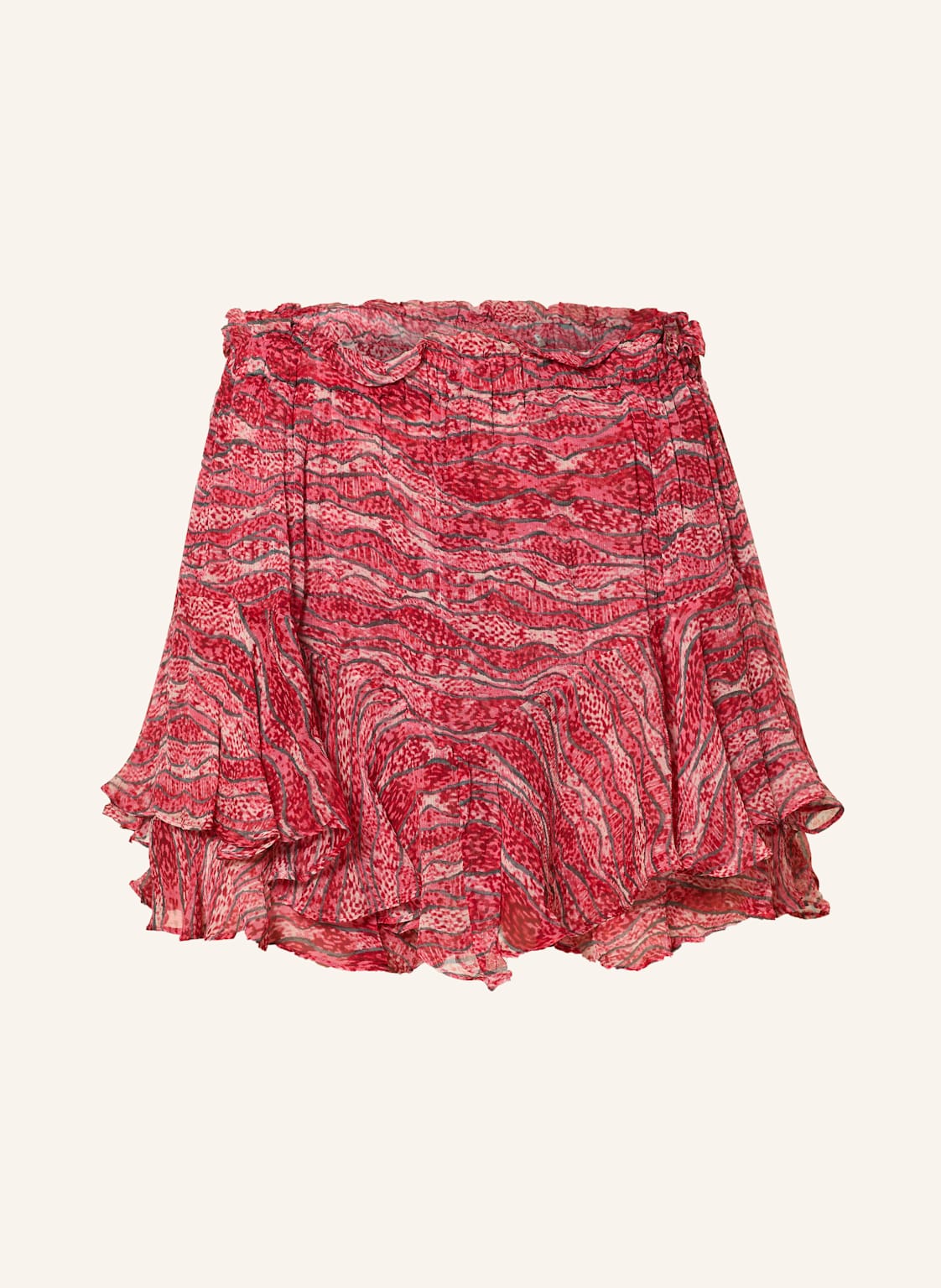 Marant Étoile Shorts Sornel Mit Volants rot von MARANT ÉTOILE