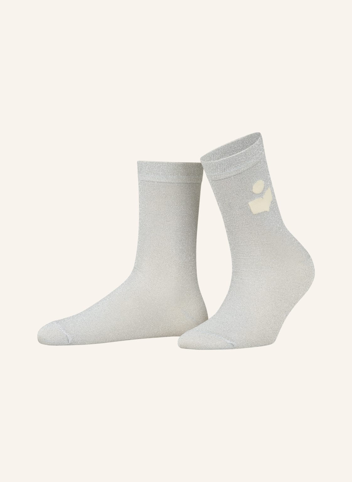 Marant Étoile Socken Slazia-Ga Mit Glitzergarn silber von MARANT ÉTOILE