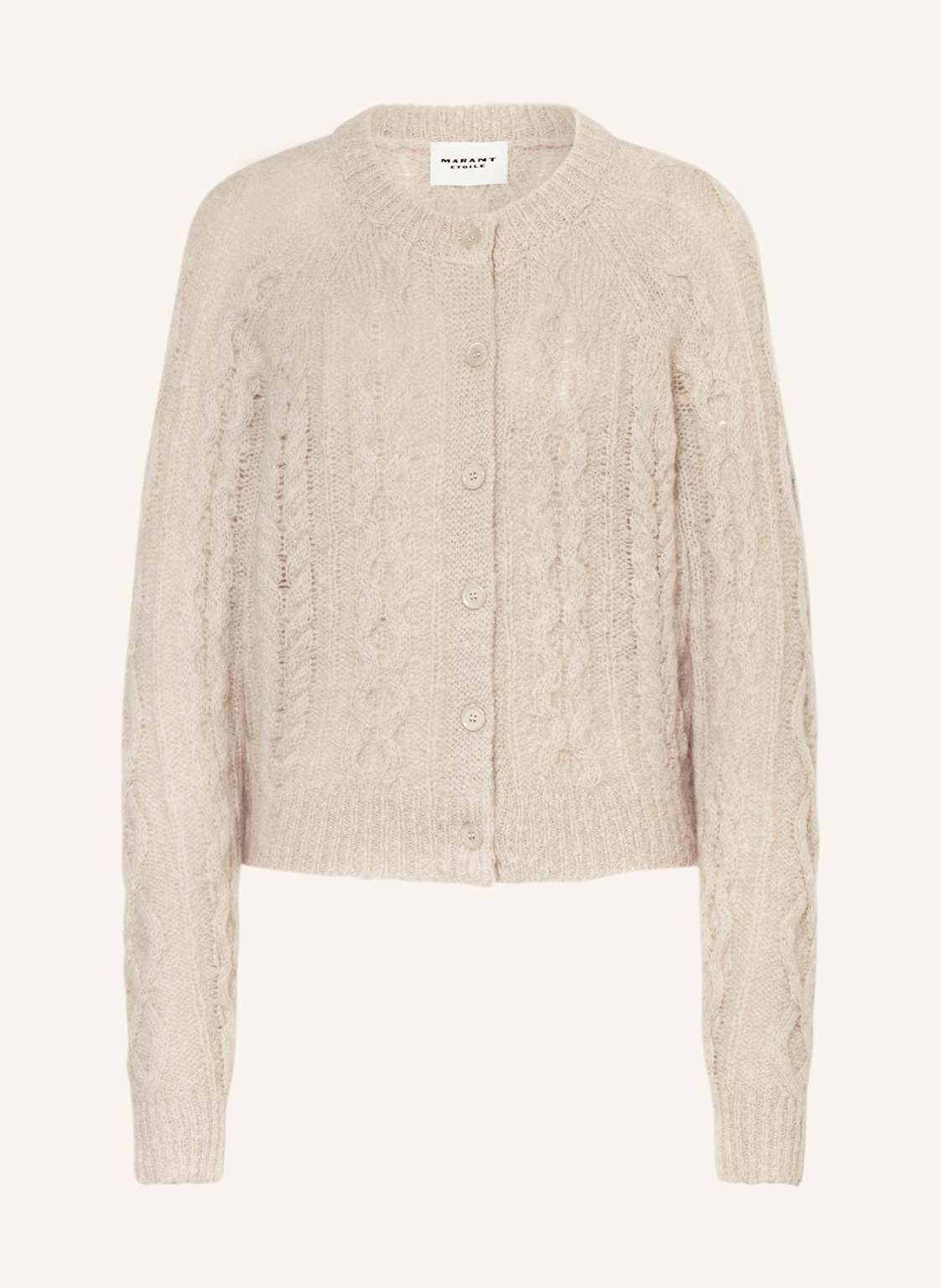 Marant Étoile Strickjacke Ery Mit Mohair beige Marant Étoile Strickjacke Ery Mit Mohair beige von MARANT ÉTOILE