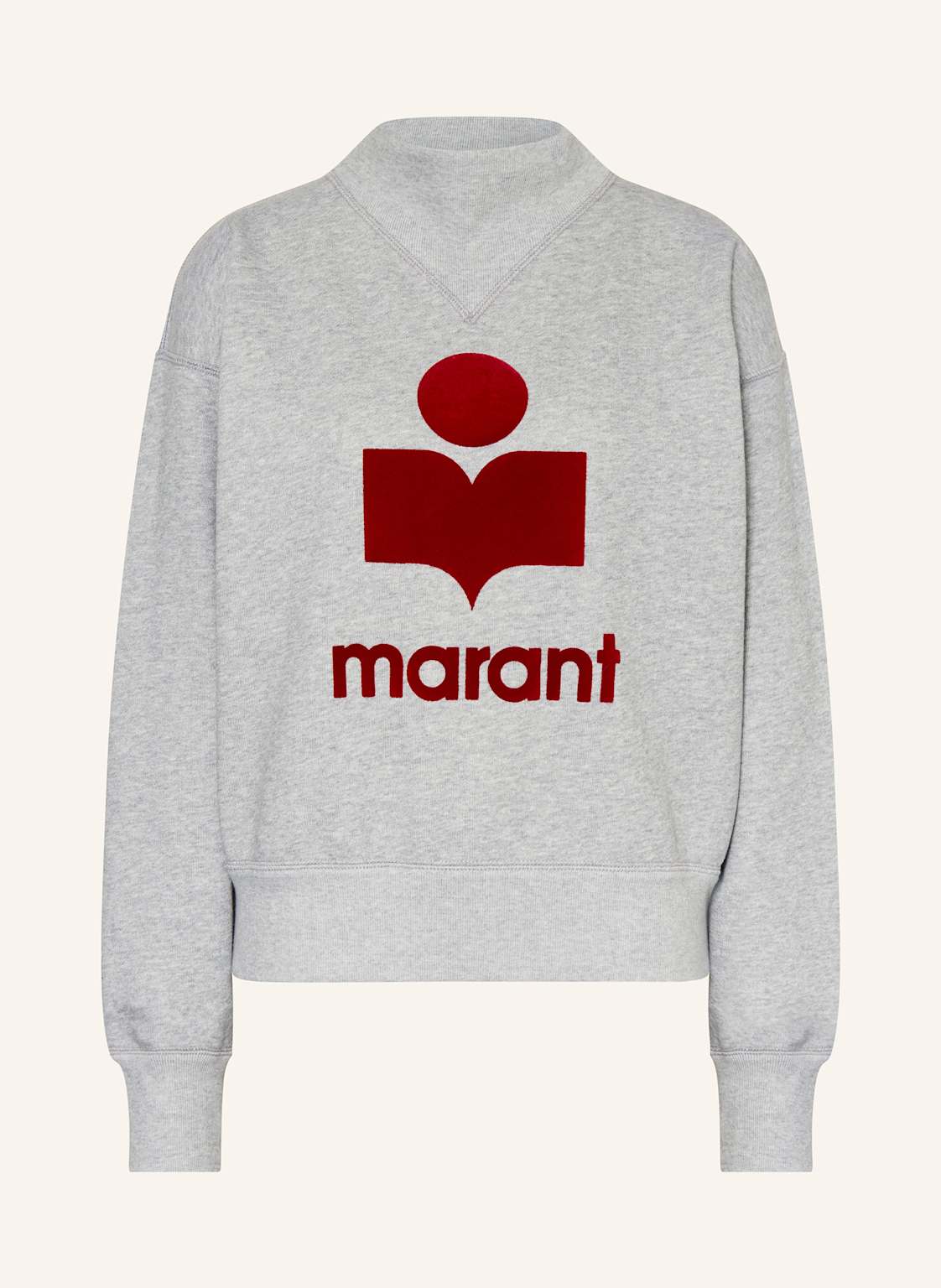 Marant Étoile Sweatshirt Moby grau von MARANT ÉTOILE