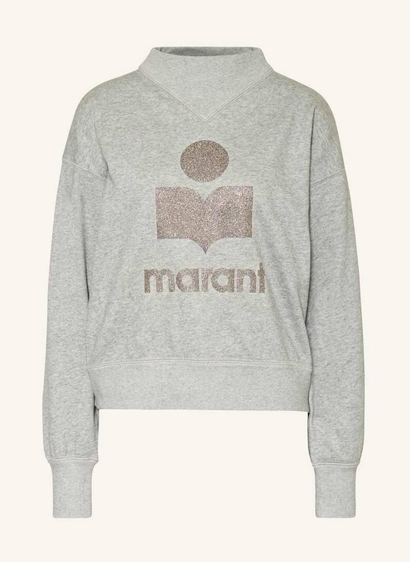 Marant Étoile Sweatshirt Moby silber von MARANT ÉTOILE