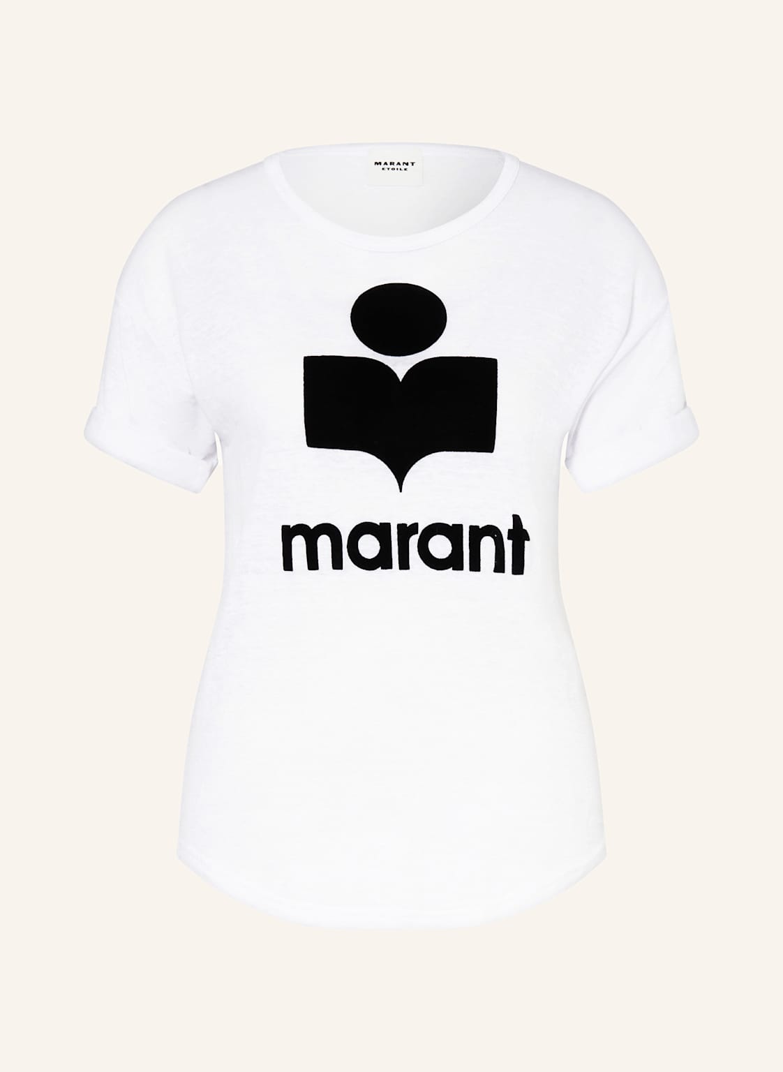 Marant Étoile T-Shirt Koldi Aus Leinen weiss Marant Étoile T-Shirt Koldi Aus Leinen weiss von MARANT ÉTOILE
