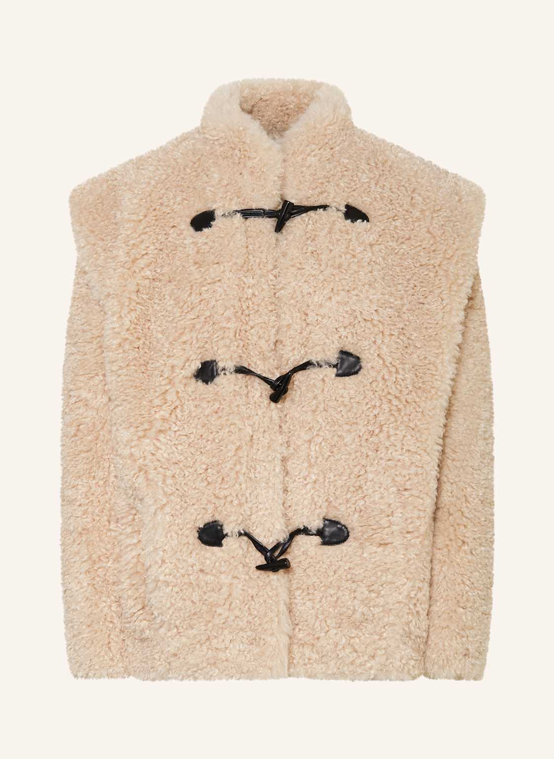 Marant Étoile Teddyfell-Jacke Avalia beige von MARANT ÉTOILE