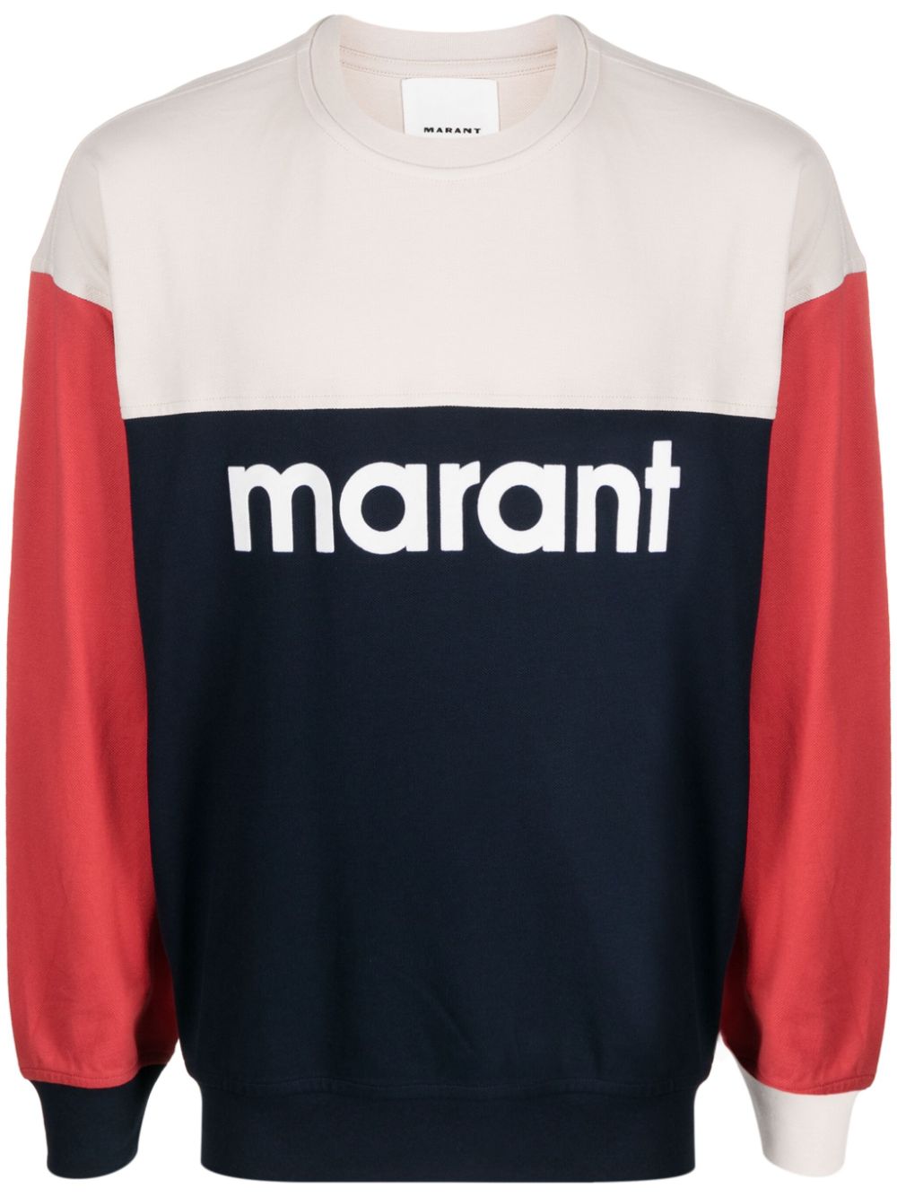 MARANT Aftone cotton sweatshirt - Neutrals von MARANT