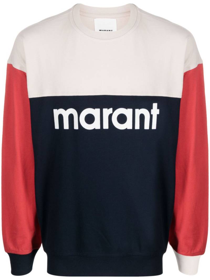 MARANT Aftone cotton sweatshirt - Neutrals von MARANT