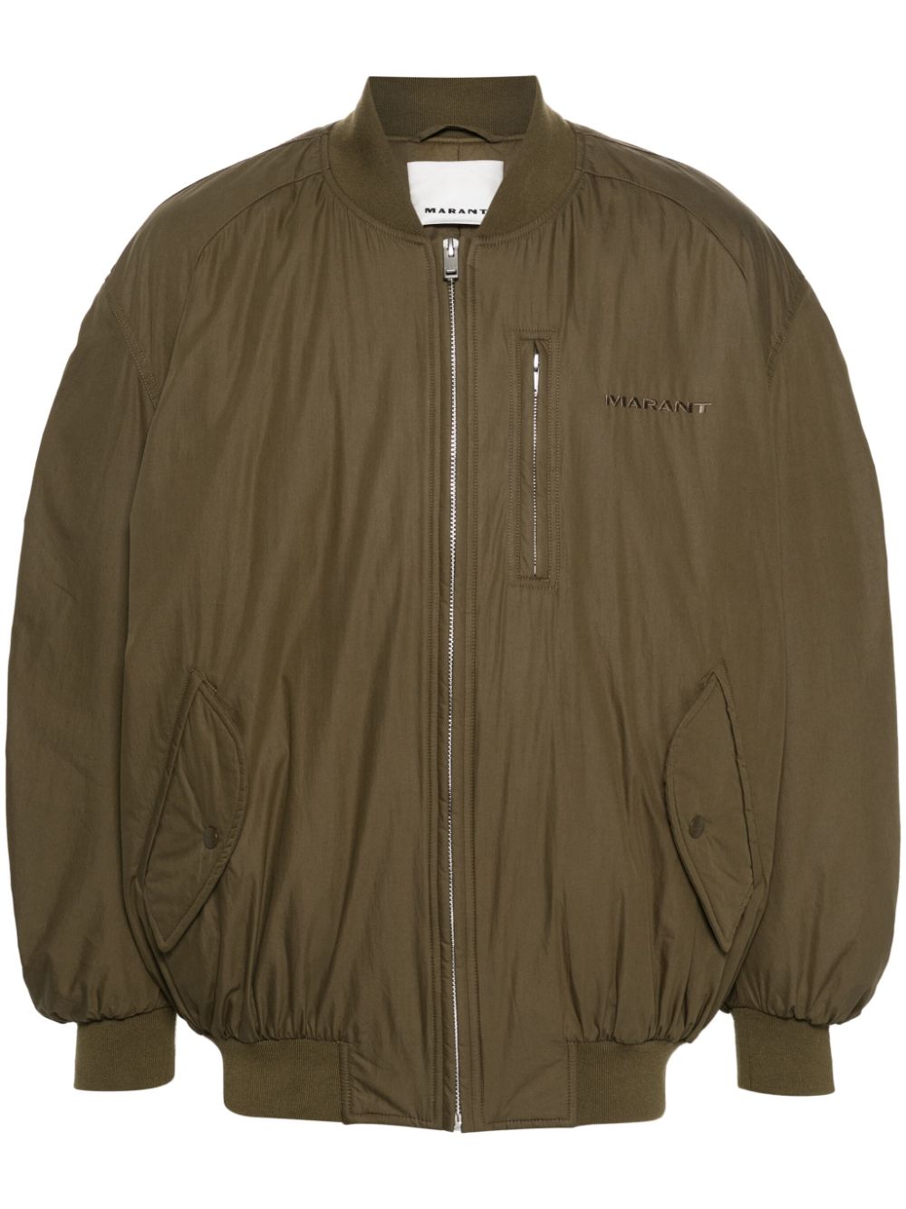 MARANT Bakya cotton-blend bomber jacket - Green von MARANT