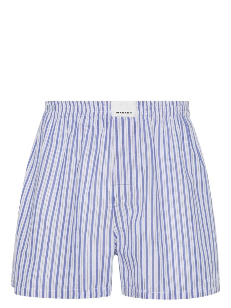 MARANT Barny striped boxers - Blue von MARANT