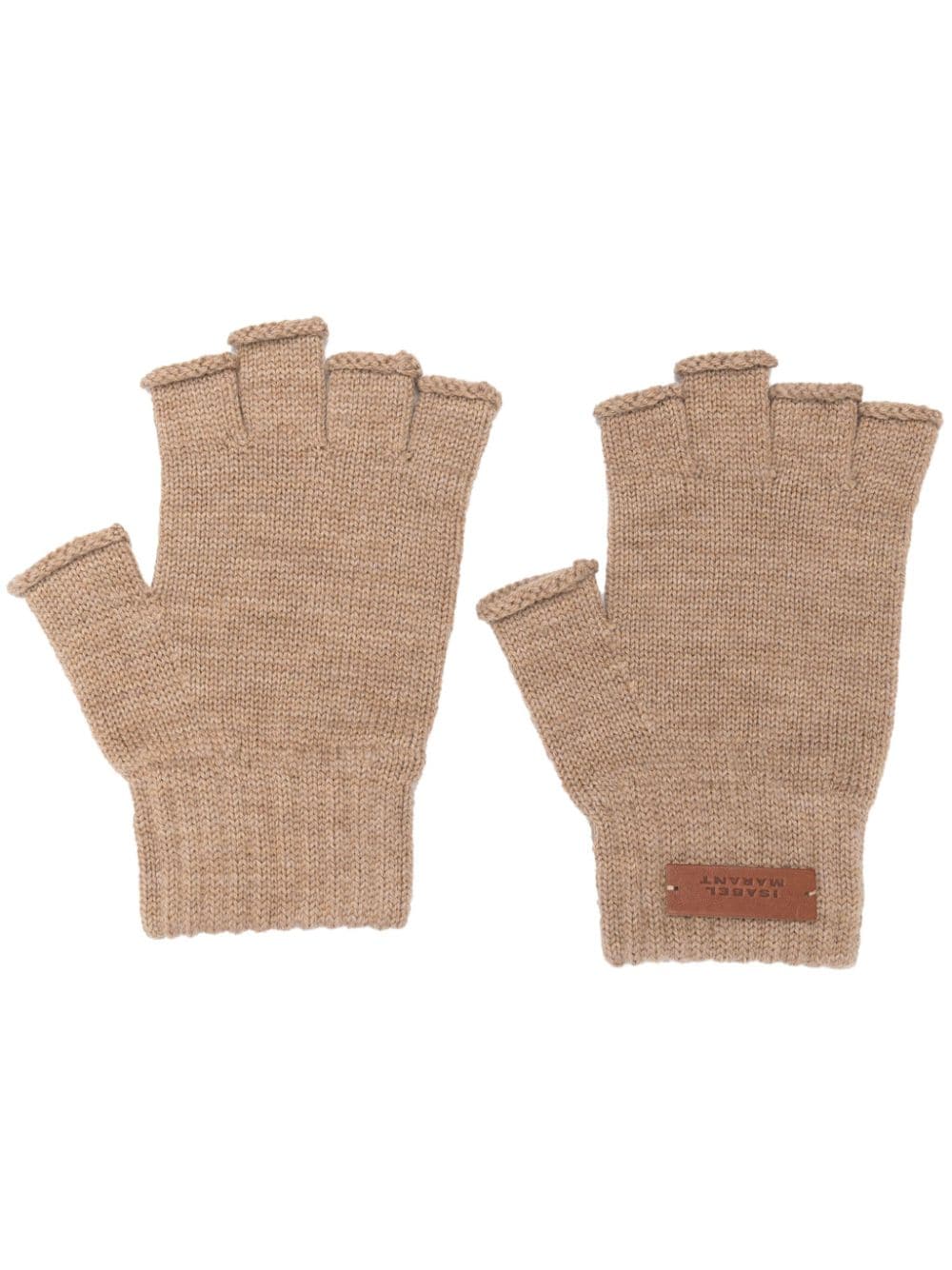 MARANT Blizzi fingerless gloves - Brown von MARANT