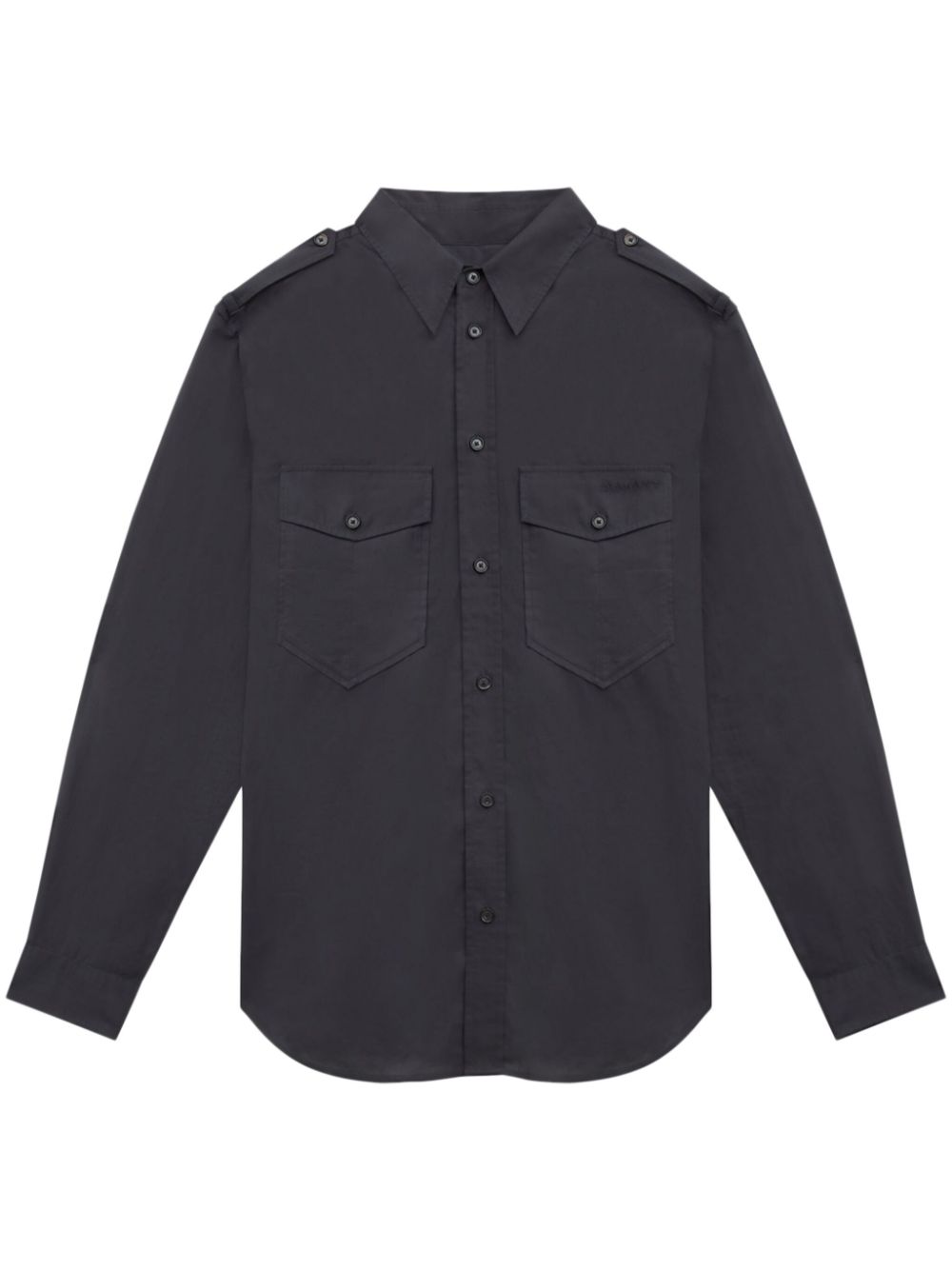 MARANT Cesar cotton shirt - Black von MARANT