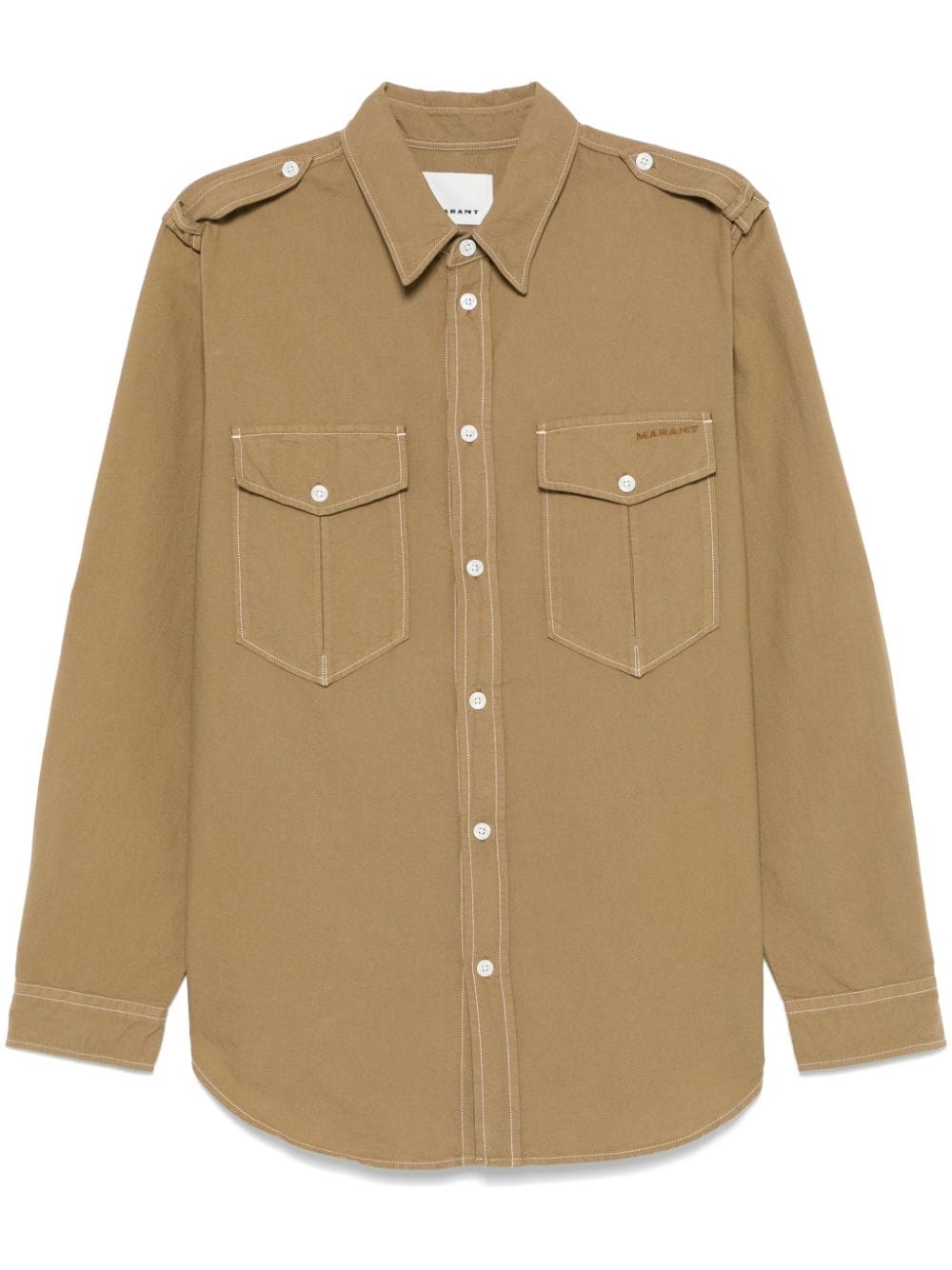 MARANT Cesar shirt - Brown von MARANT