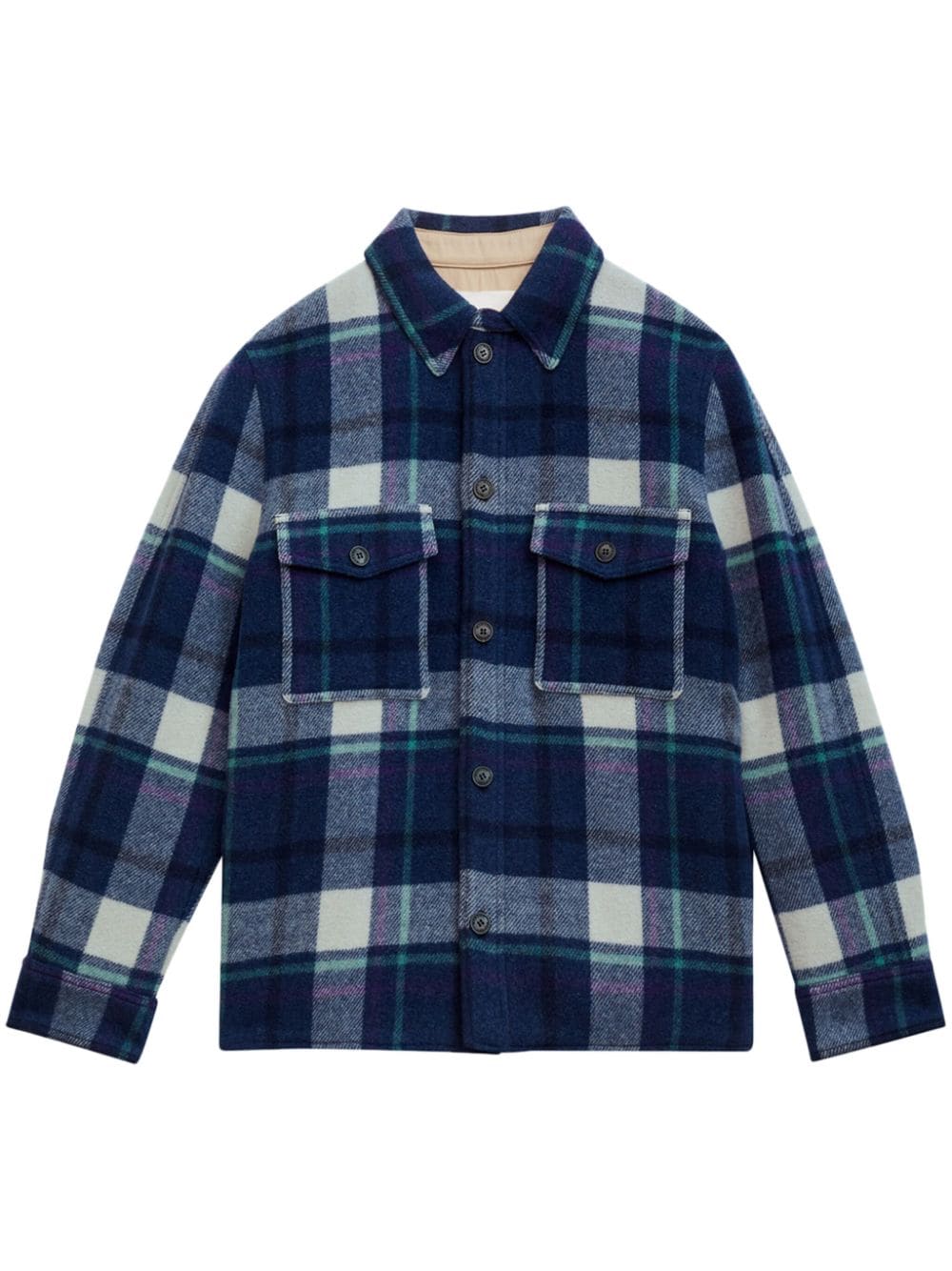 MARANT Kevron shirt jacket - Blue von MARANT