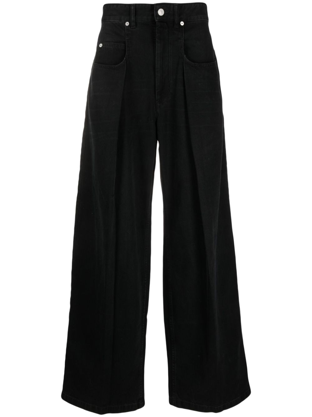 MARANT Lemony wide-leg jeans - Black von MARANT