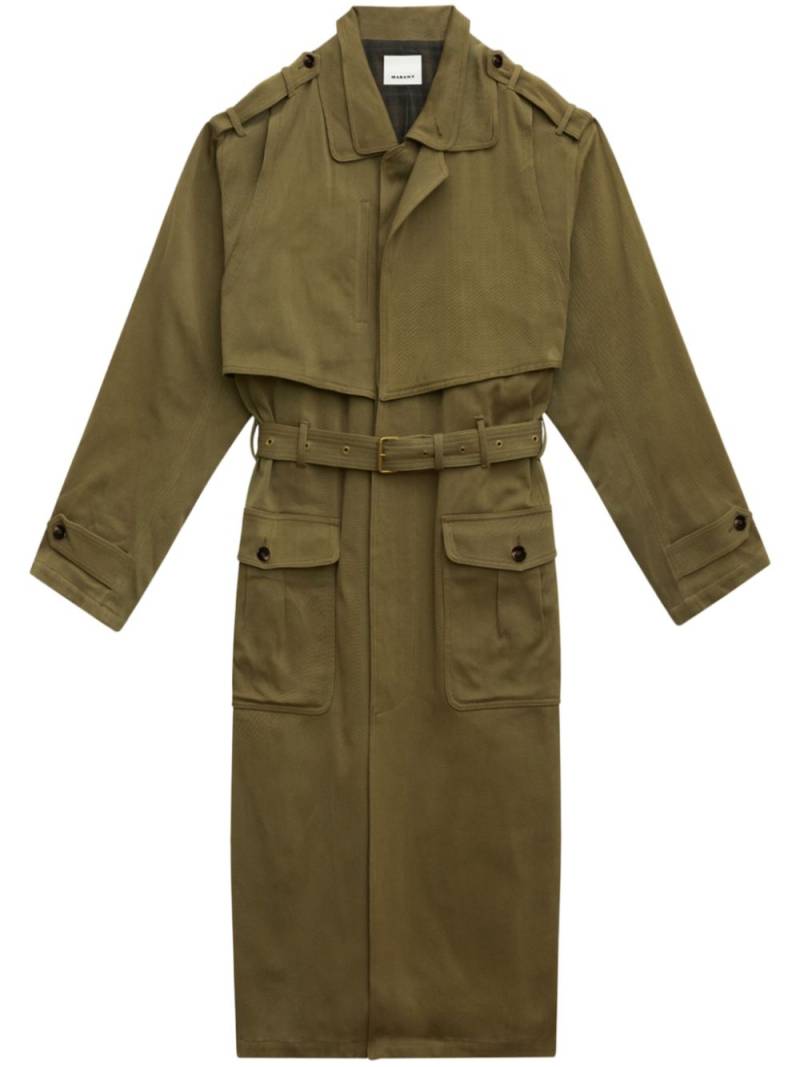 MARANT Tadao trench coat - Brown von MARANT