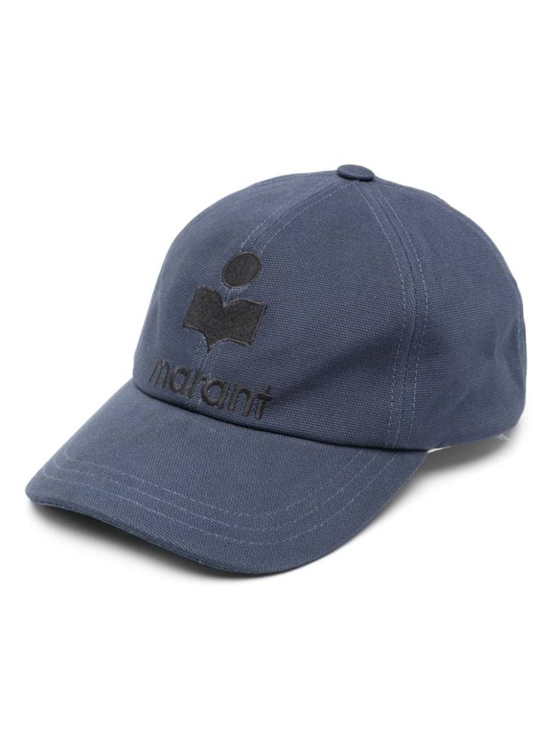 MARANT embroidered-logo cotton cap - Blue von MARANT