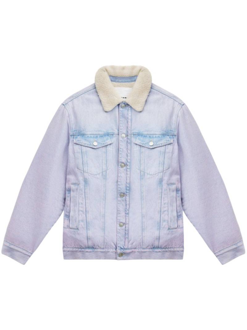 MARANT faded denim jacket - Purple von MARANT