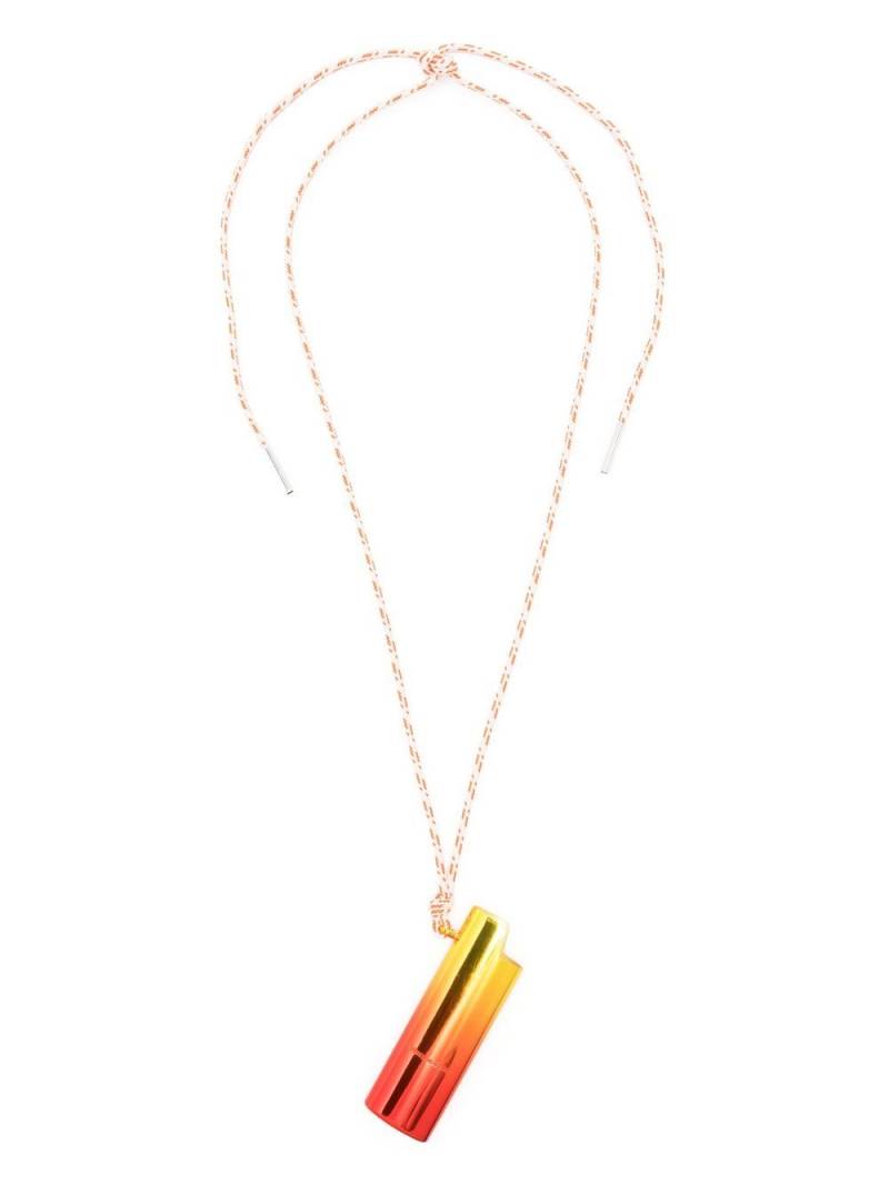 MARANT lighter pendant necklace - Orange von MARANT