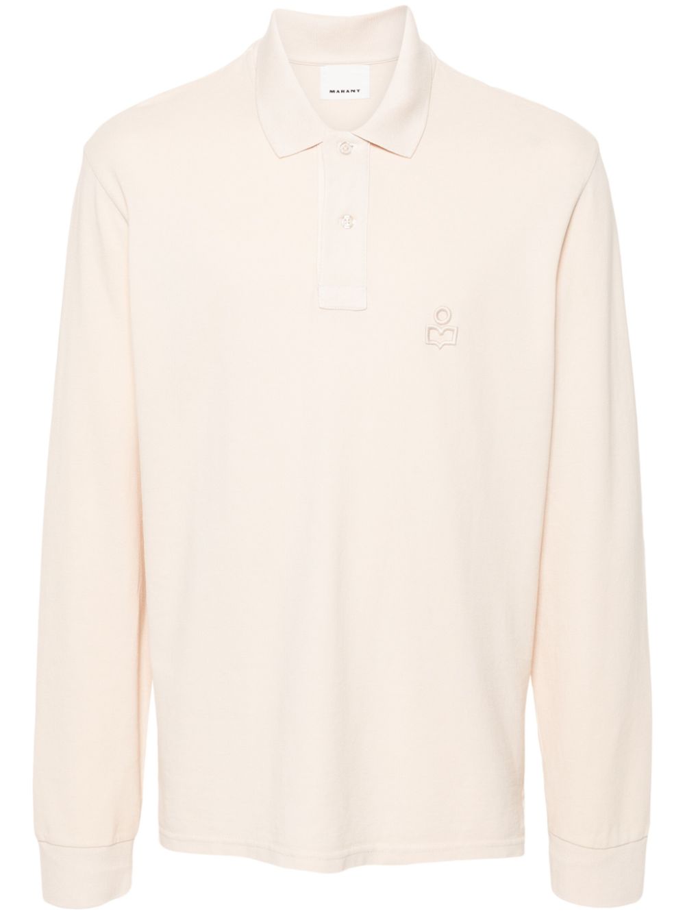 MARANT logo-embroidered polo shirt - Neutrals von MARANT