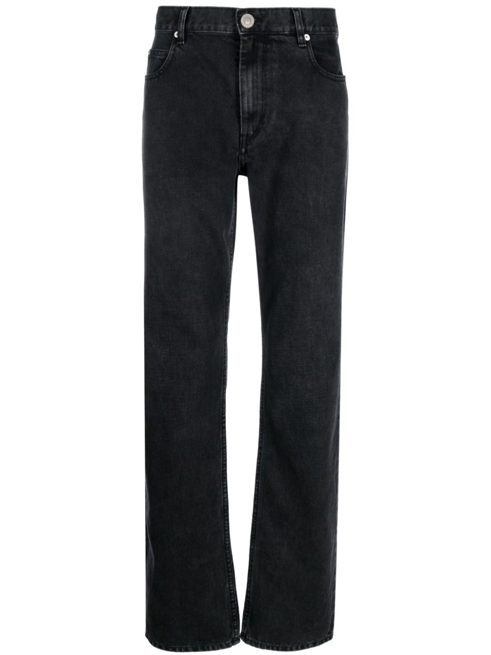 MARANT mid-rise straight-leg jeans - Black von MARANT