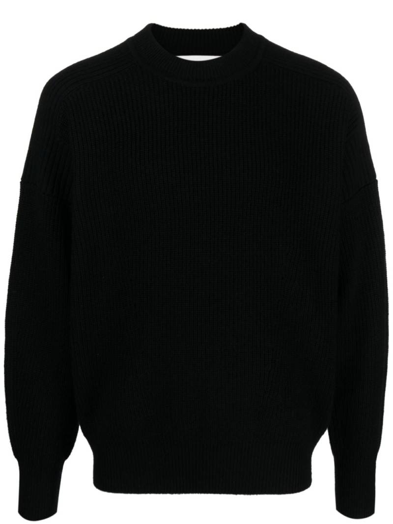 MARANT ribbed-knit merino-wool jumper - Black von MARANT