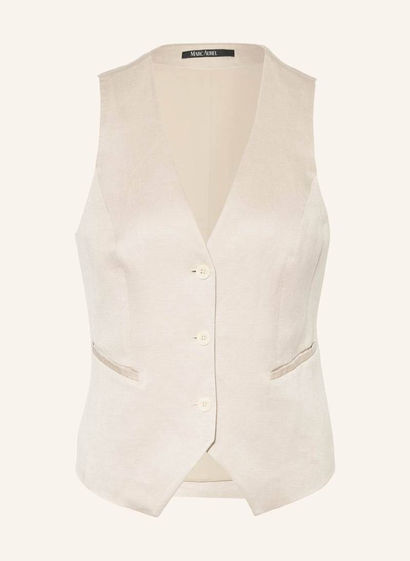 Marc Aurel Blazerweste beige von MARC AUREL
