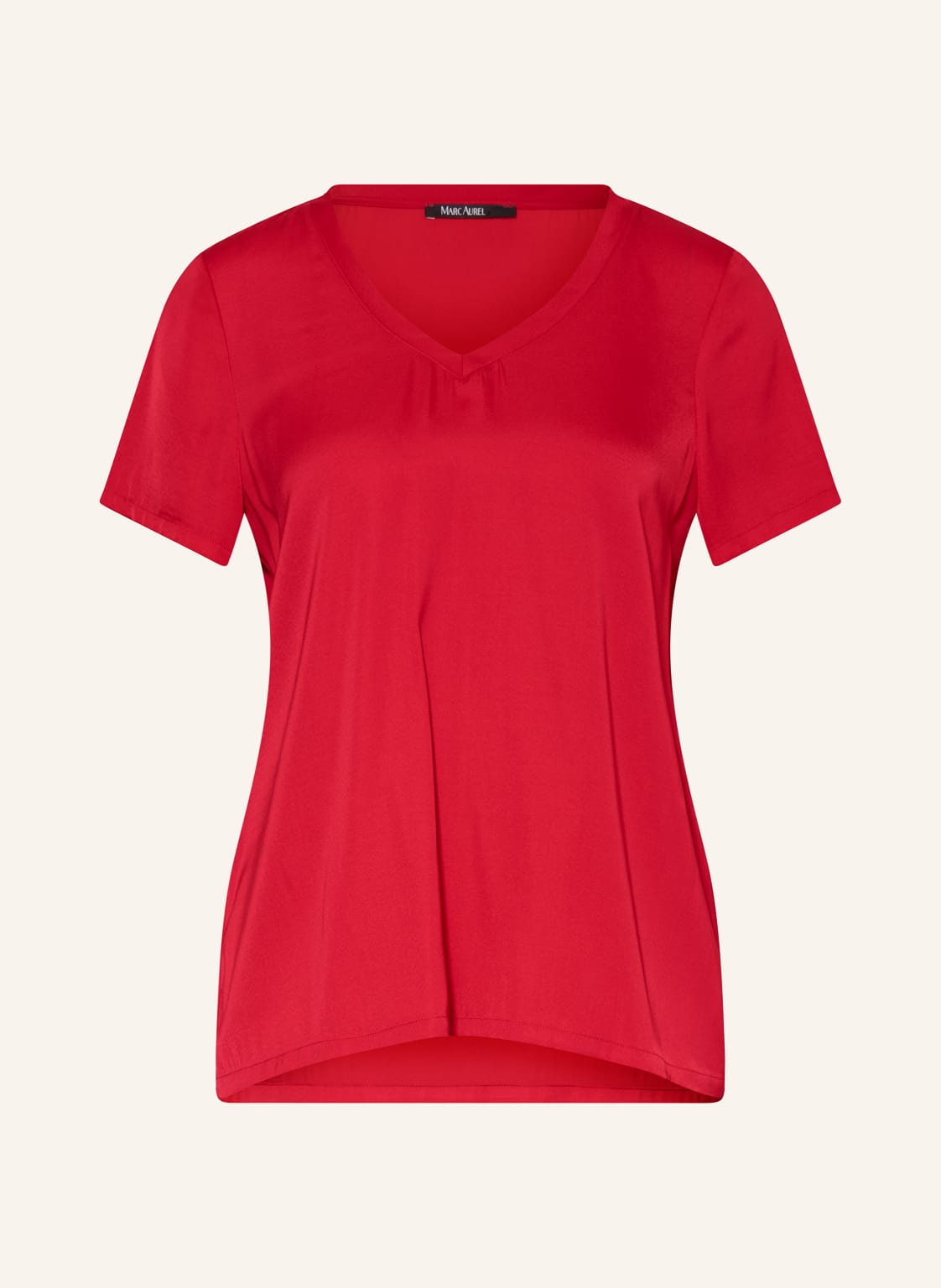 Marc Aurel Blusenshirt Aus Satin rot von MARC AUREL